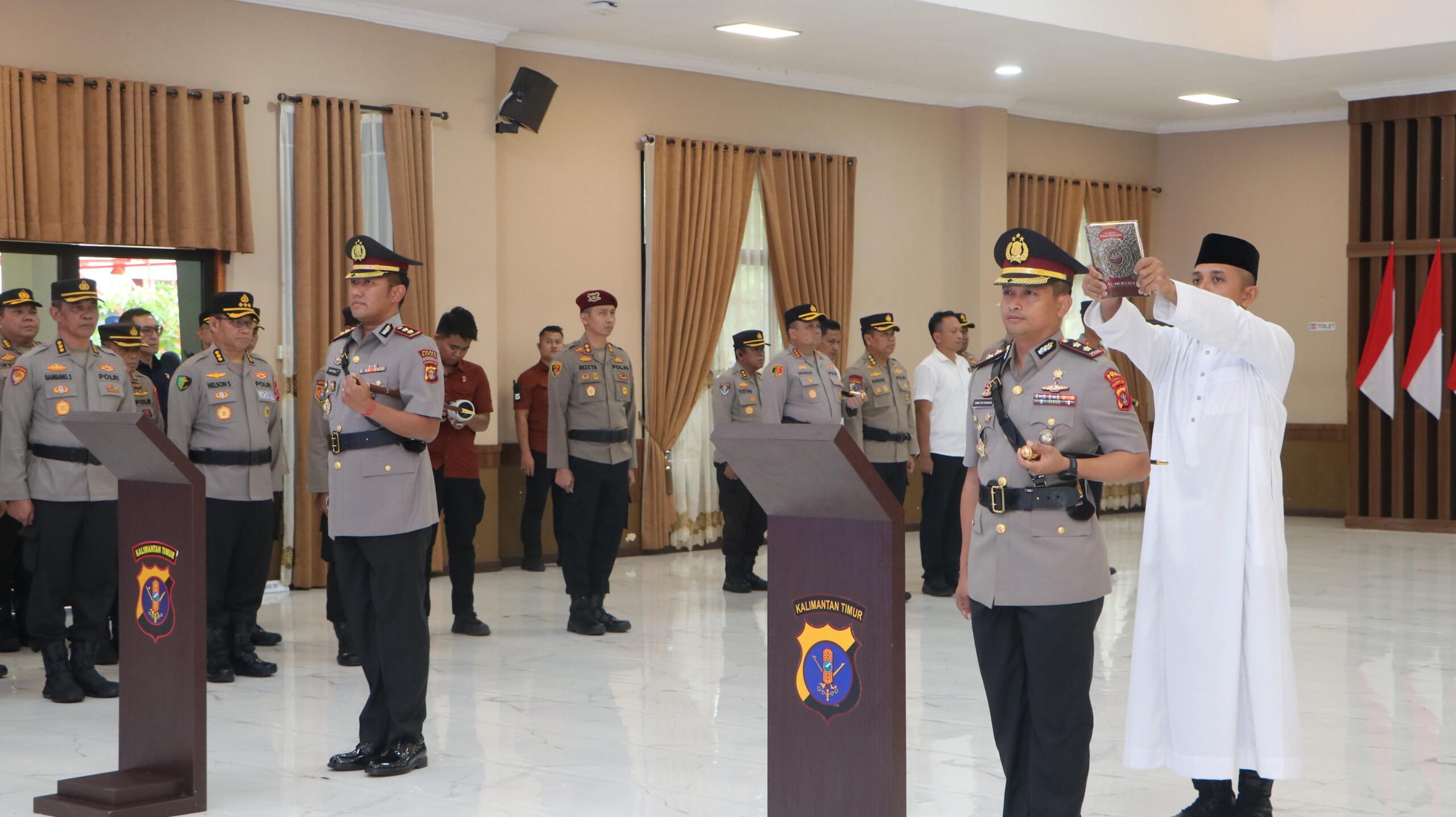 Tongkat Komando di Polres Berau Berganti, Kini Dipegang AKBP Ridho Tri Putranto