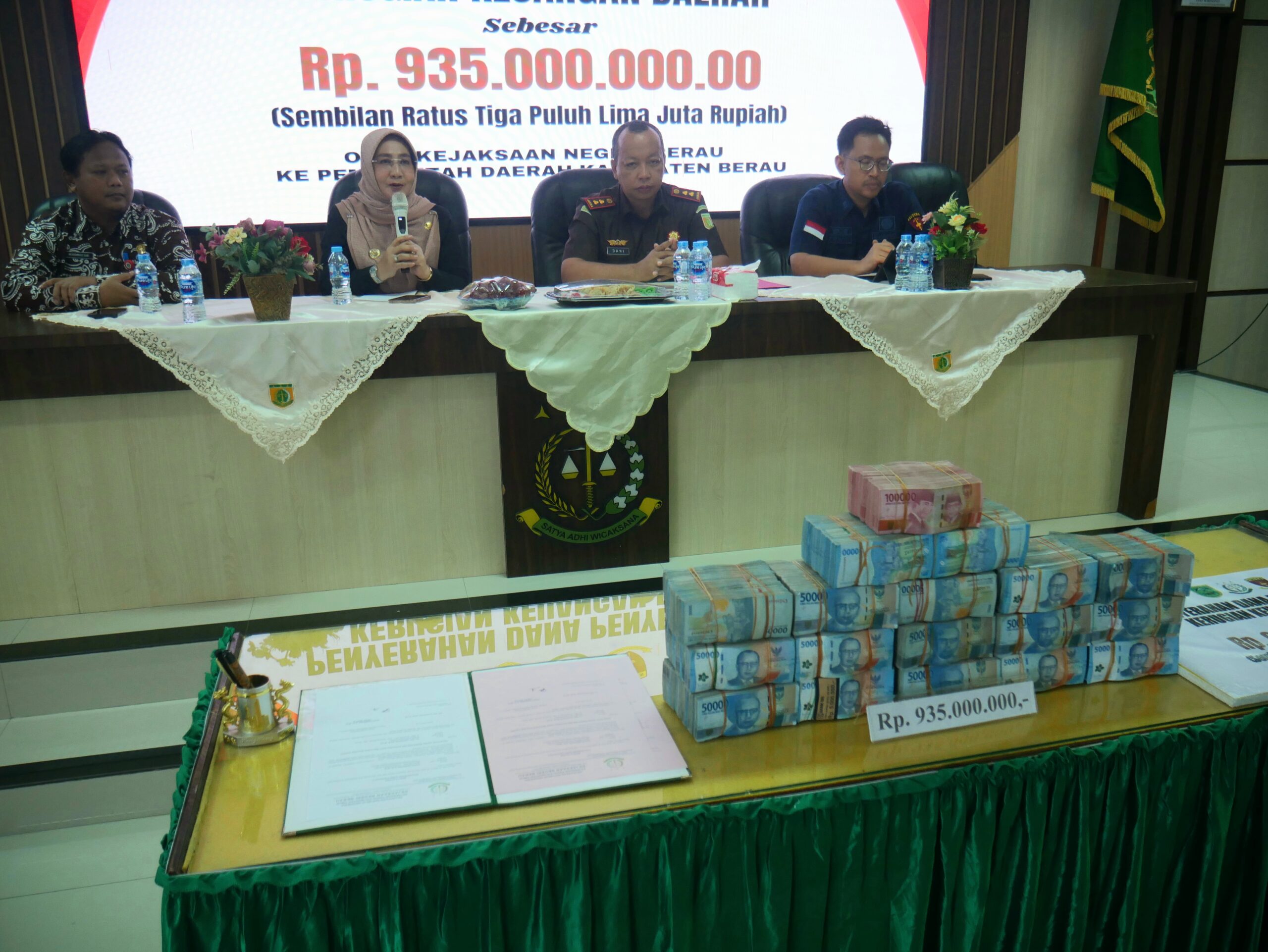 Keuangan Daerah Sebesar Rp 935 Juta Dipulihkan, Bupati Minta OPD Perketat Sistem Pengelolaan Anggaran