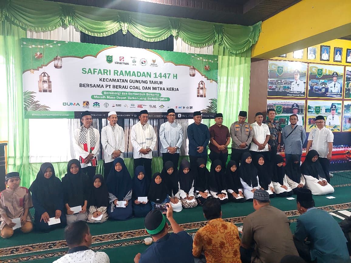 Jadi Titik Terakhir Safari Ramadan, Gunung Tabur Wilayah yang Miliki Banyak Kisah dalam Pengembangan Potensi Kemasyarakatan oleh PT Berau Coal