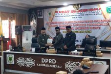 Rapat Paripurna Penyampaian Rekomendasi LKPJ Bupati Berau, DPRD Beri Catatan untuk Perbaikan Program Pemda