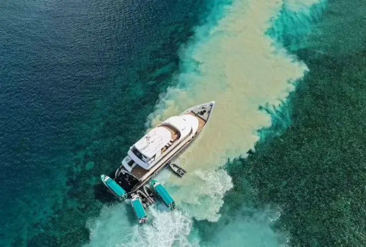 Kapal LOB Kandas di Spot Andalan Maratua, Kerusakan Terumbu Karang Harus Dipertanggungjawabkan!