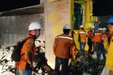 Laka Kerja di Hauling PT PSG, Truk HD Rebah Operator Dipastikan Selamat
